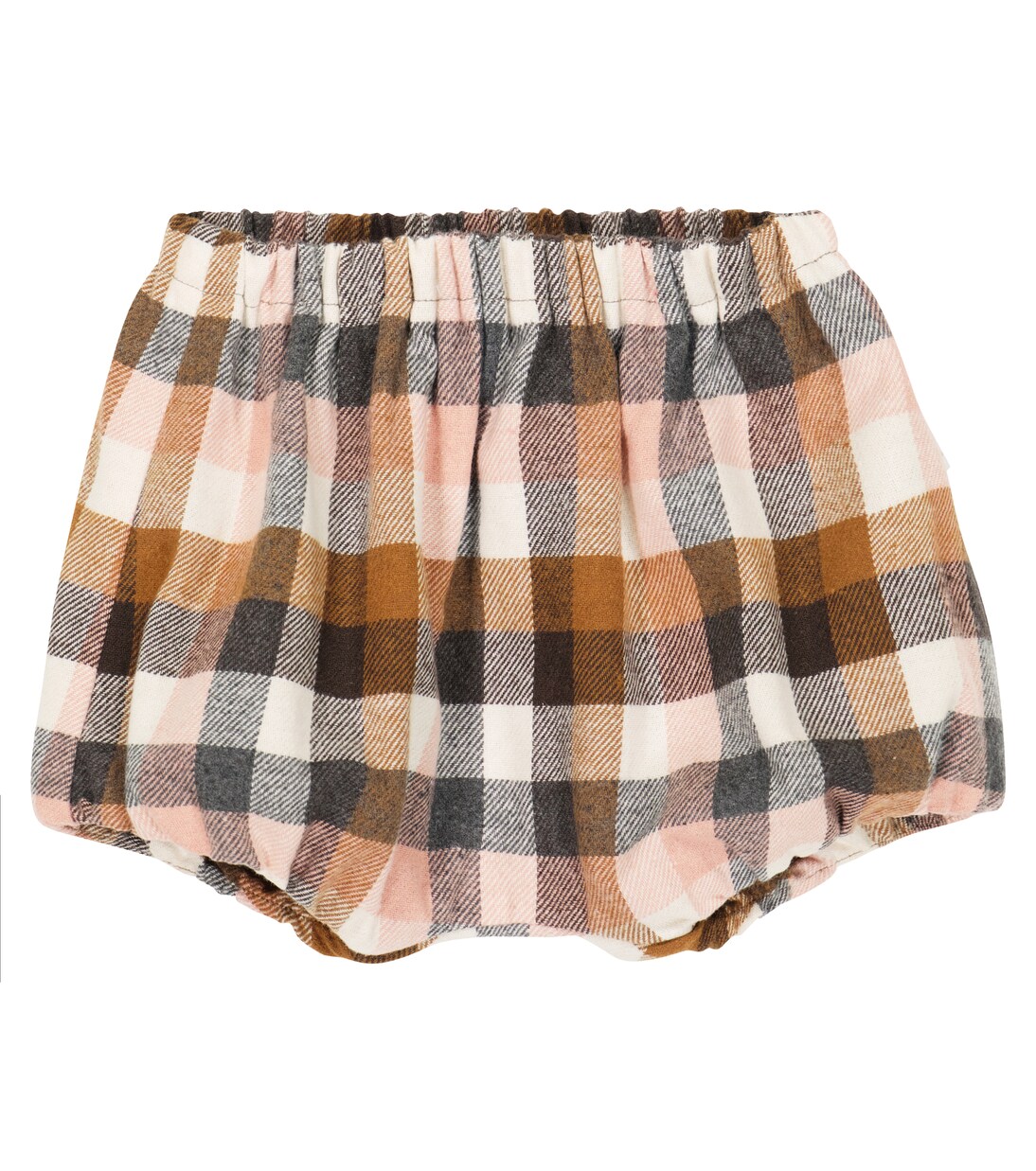 Baby checked cotton-blend shorts | Il Gufo
