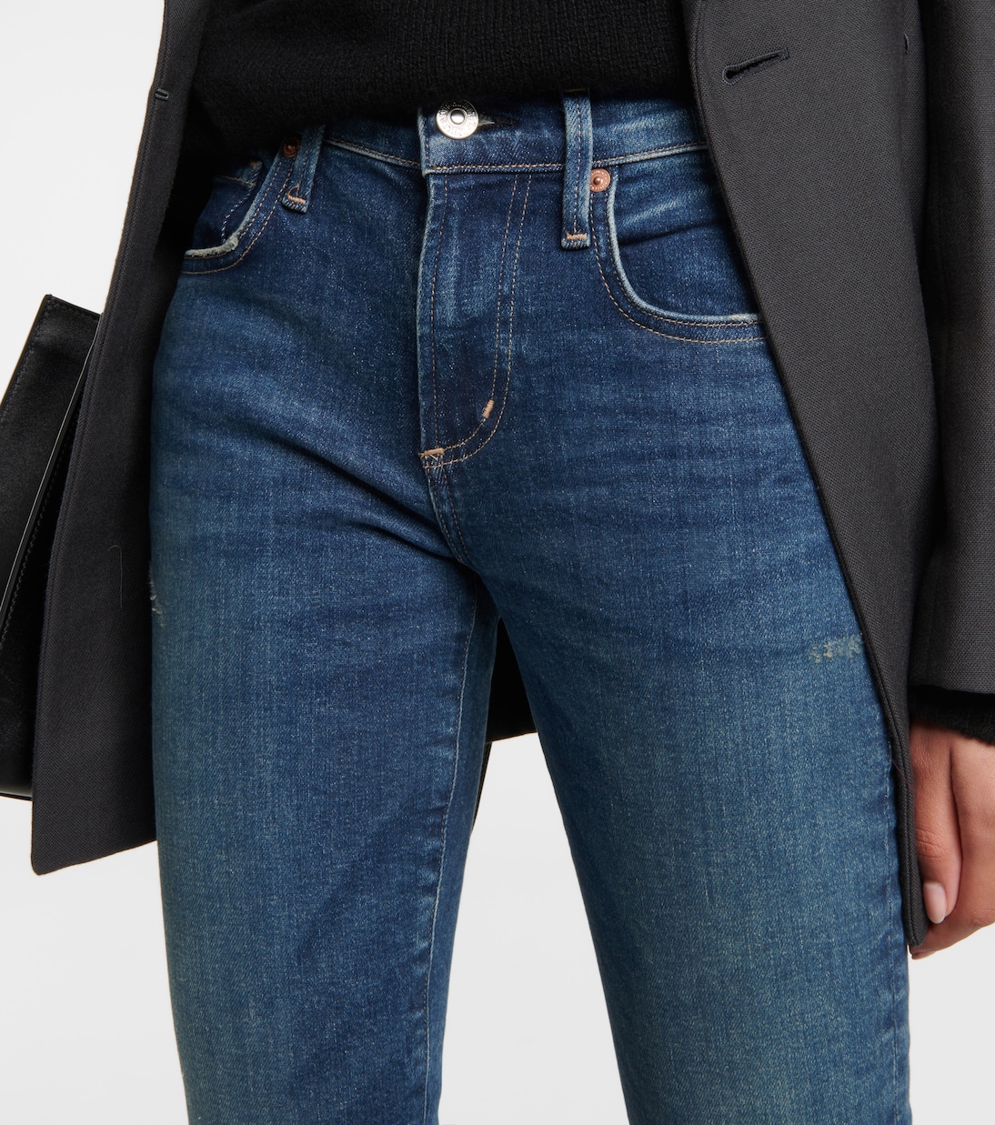 Mid-Rise Cropped Slim Jeans Ella | Citizens of Humanity