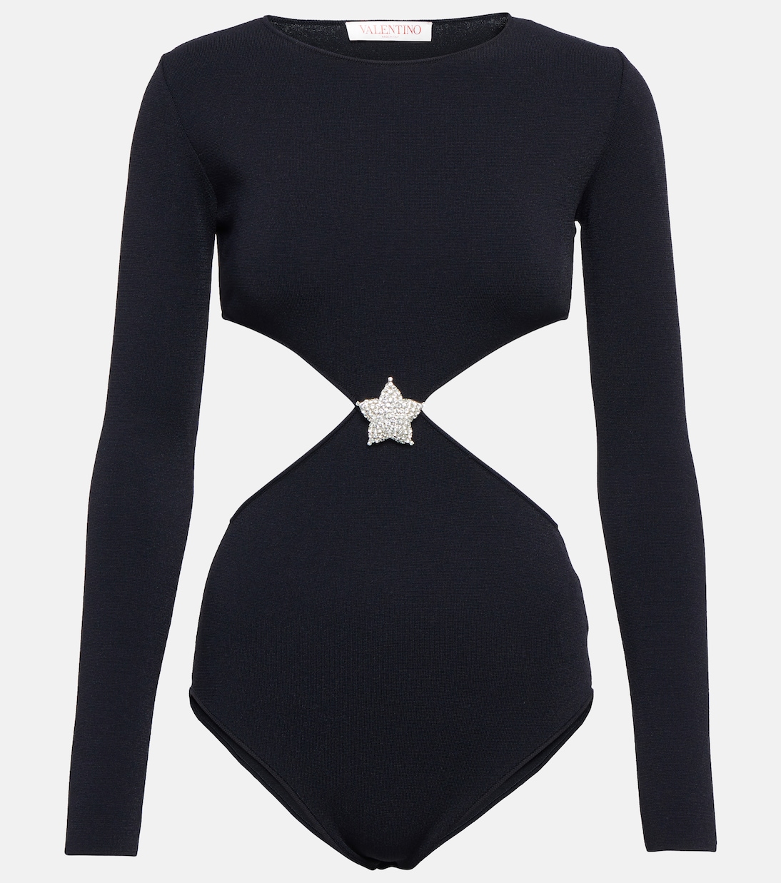 Embellished cut-out bodysuit | Valentino