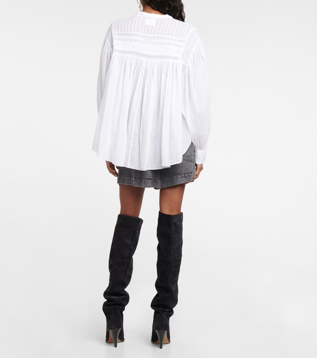 Blouse Plalia oversize en coton | Marant Etoile
