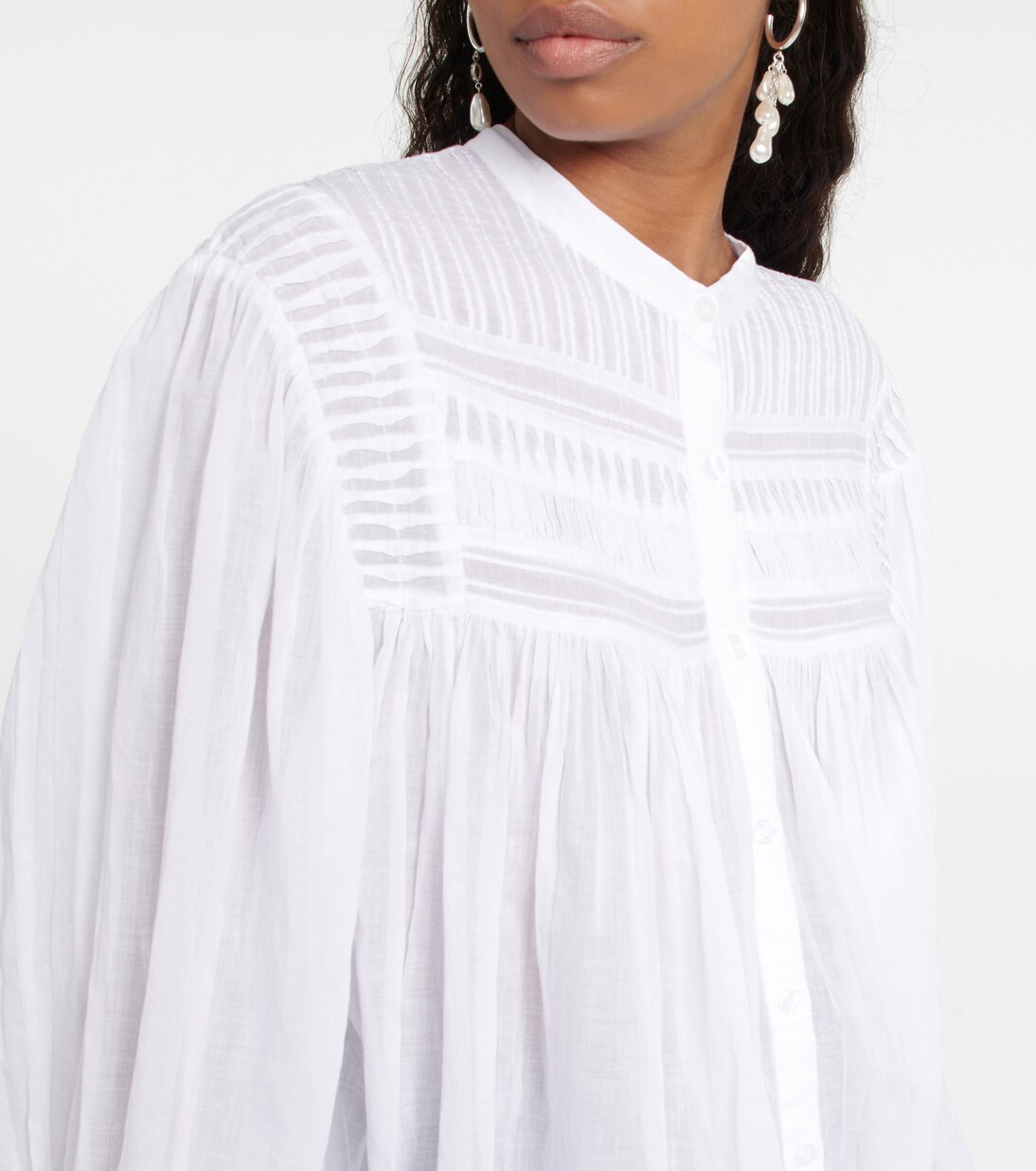 Blouse Plalia oversize en coton | Marant Etoile