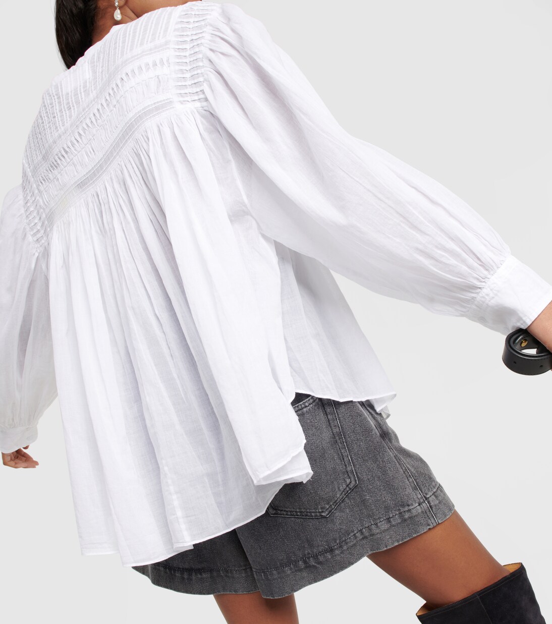 Blouse Plalia oversize en coton | Marant Etoile