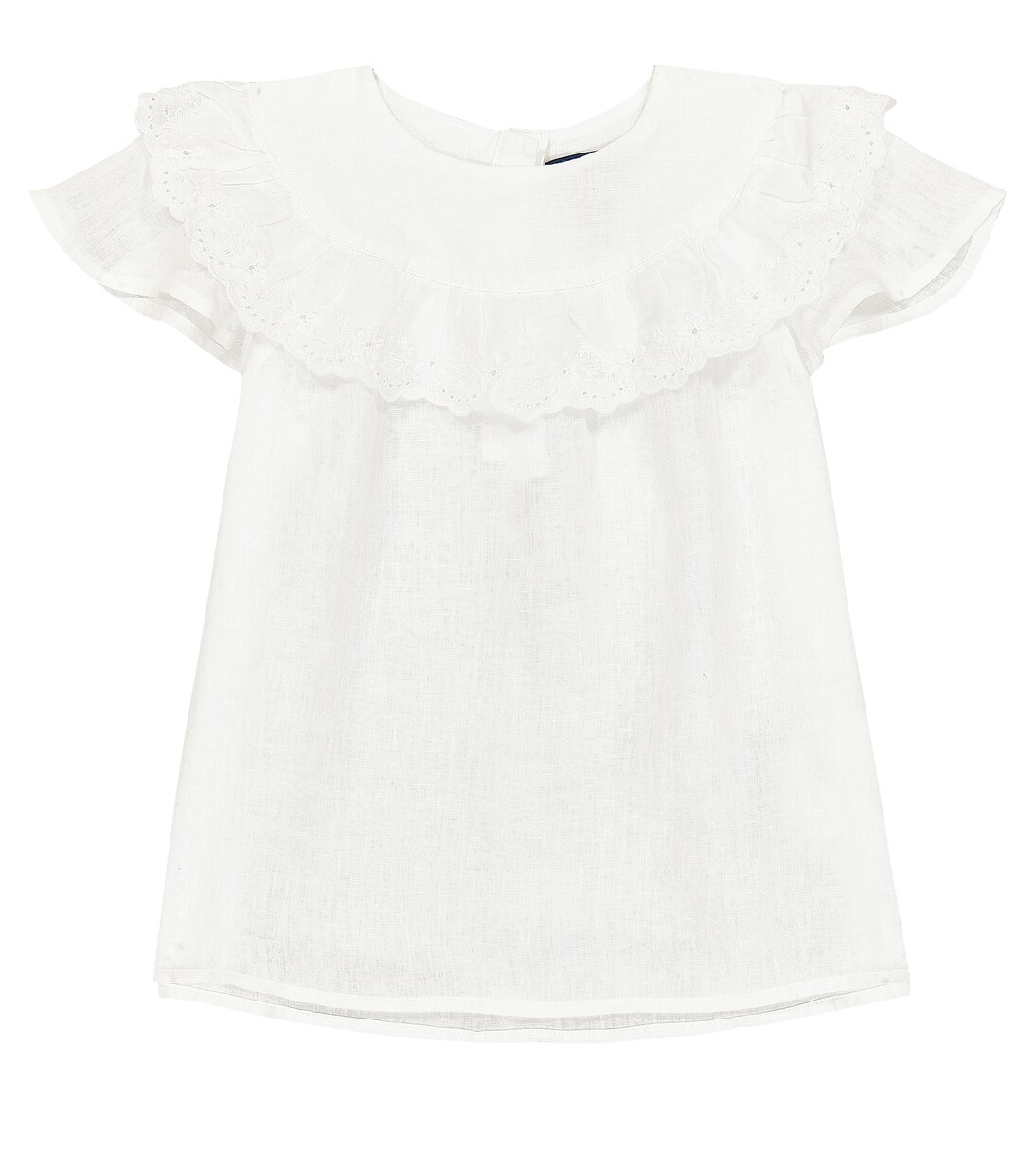 Broderie anglaise linen top | Polo Ralph Lauren Kids