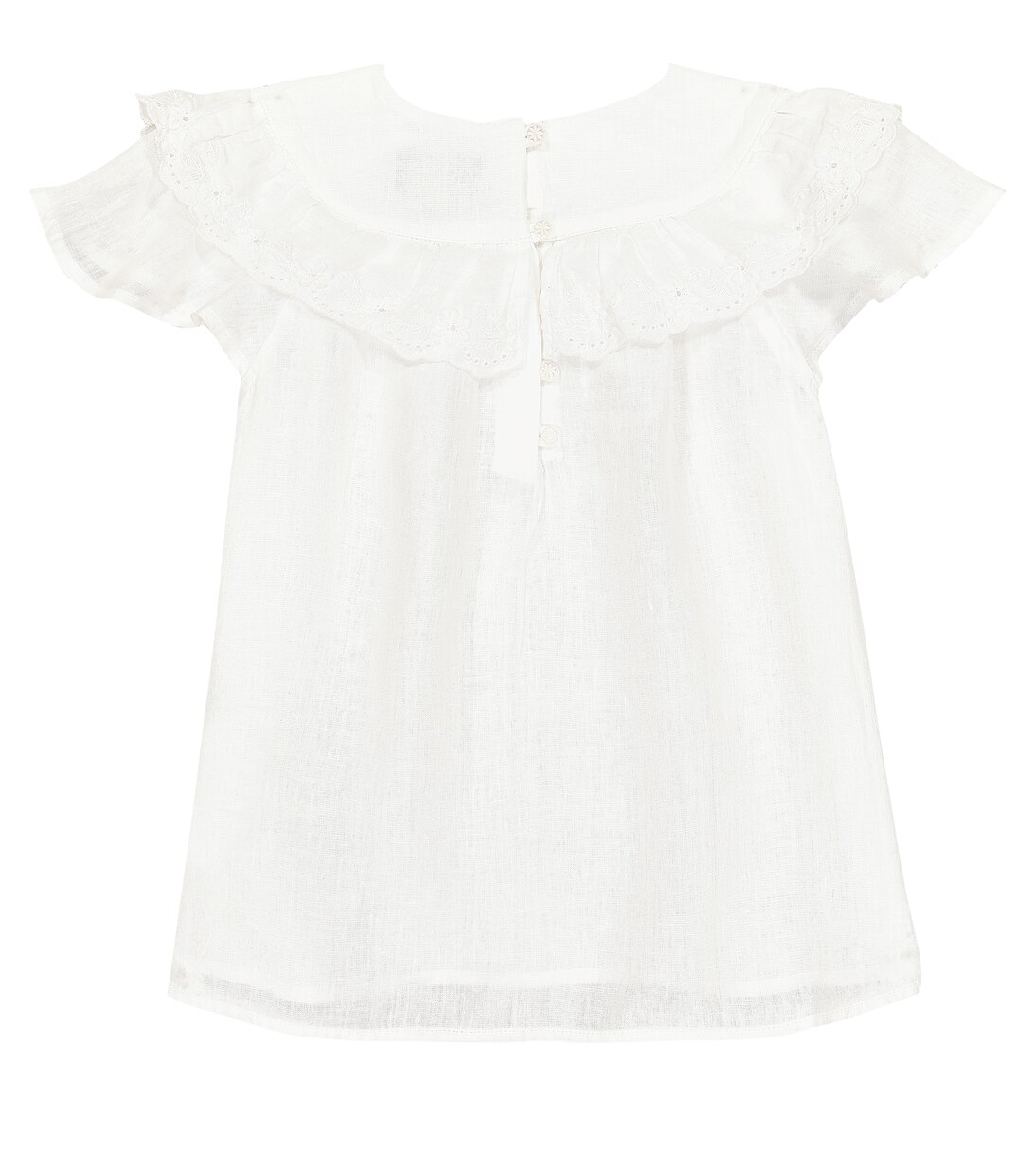 Broderie anglaise linen top | Polo Ralph Lauren Kids