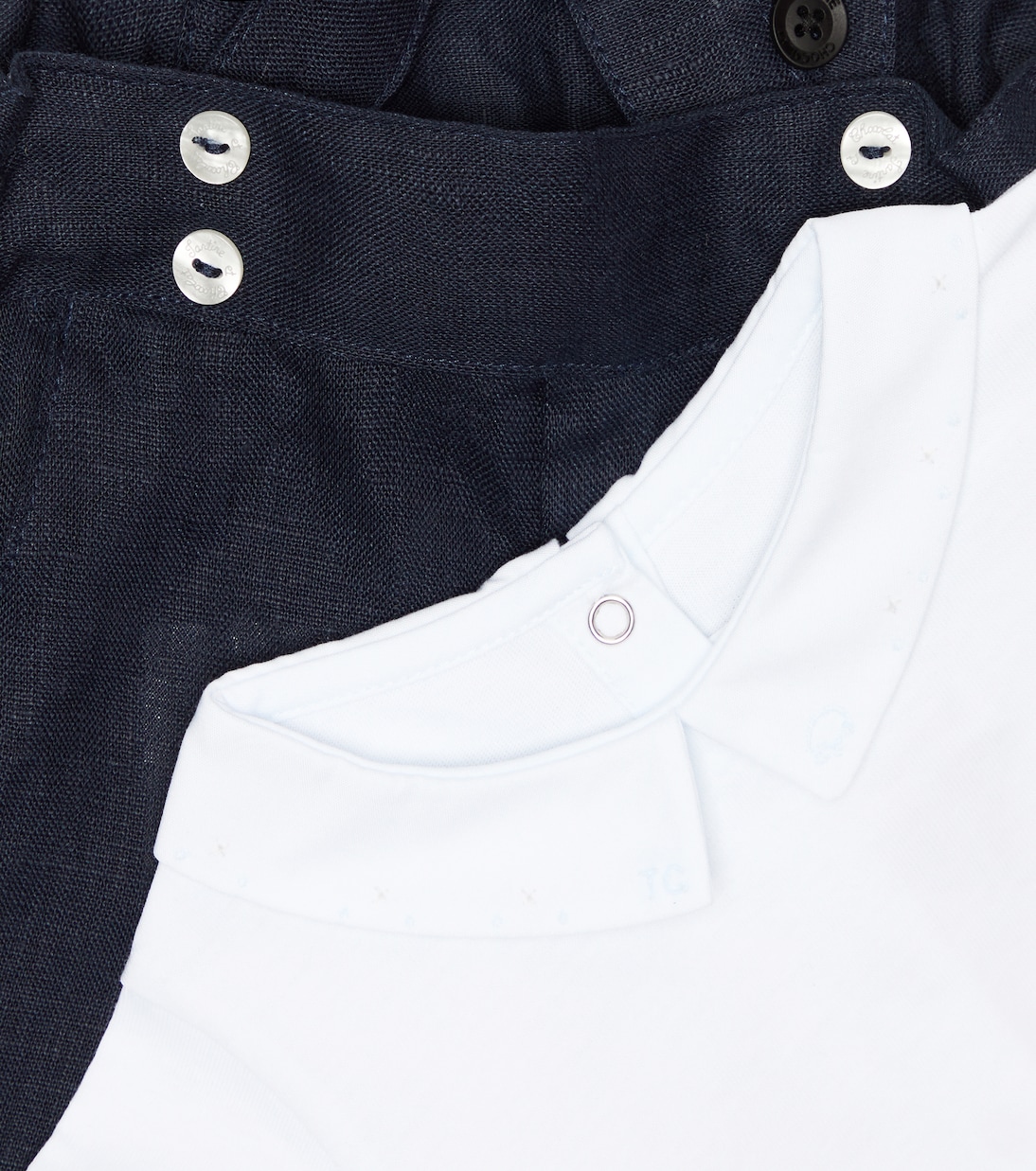 Baby bodysuit and overalls set | Tartine et Chocolat