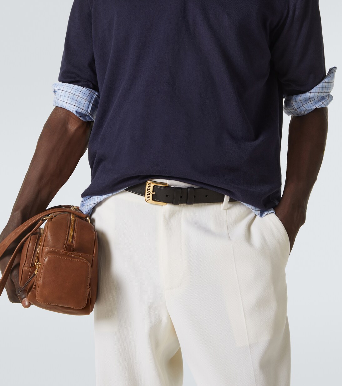 Gürtel aus Leder | Miu Miu