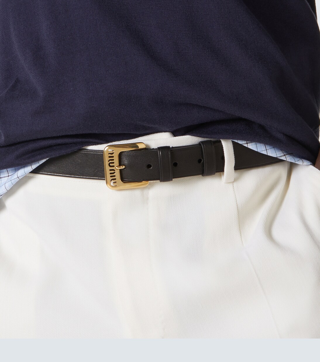 Gürtel aus Leder | Miu Miu