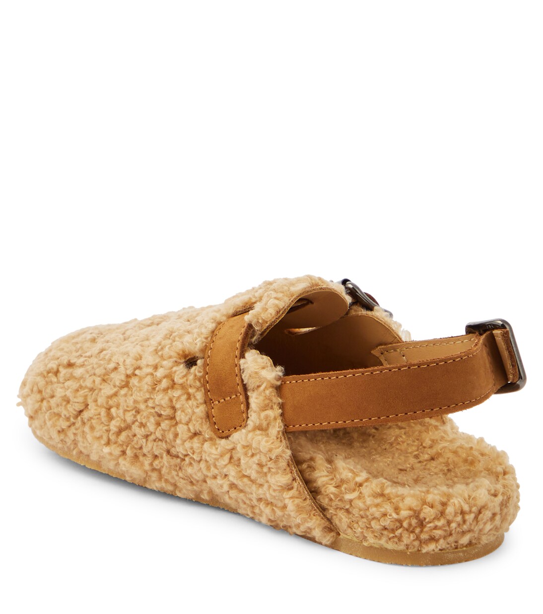 Leather-trimmed slippers | Il Gufo