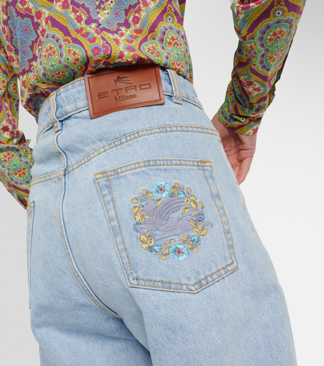 Wide-leg jeans  | Etro