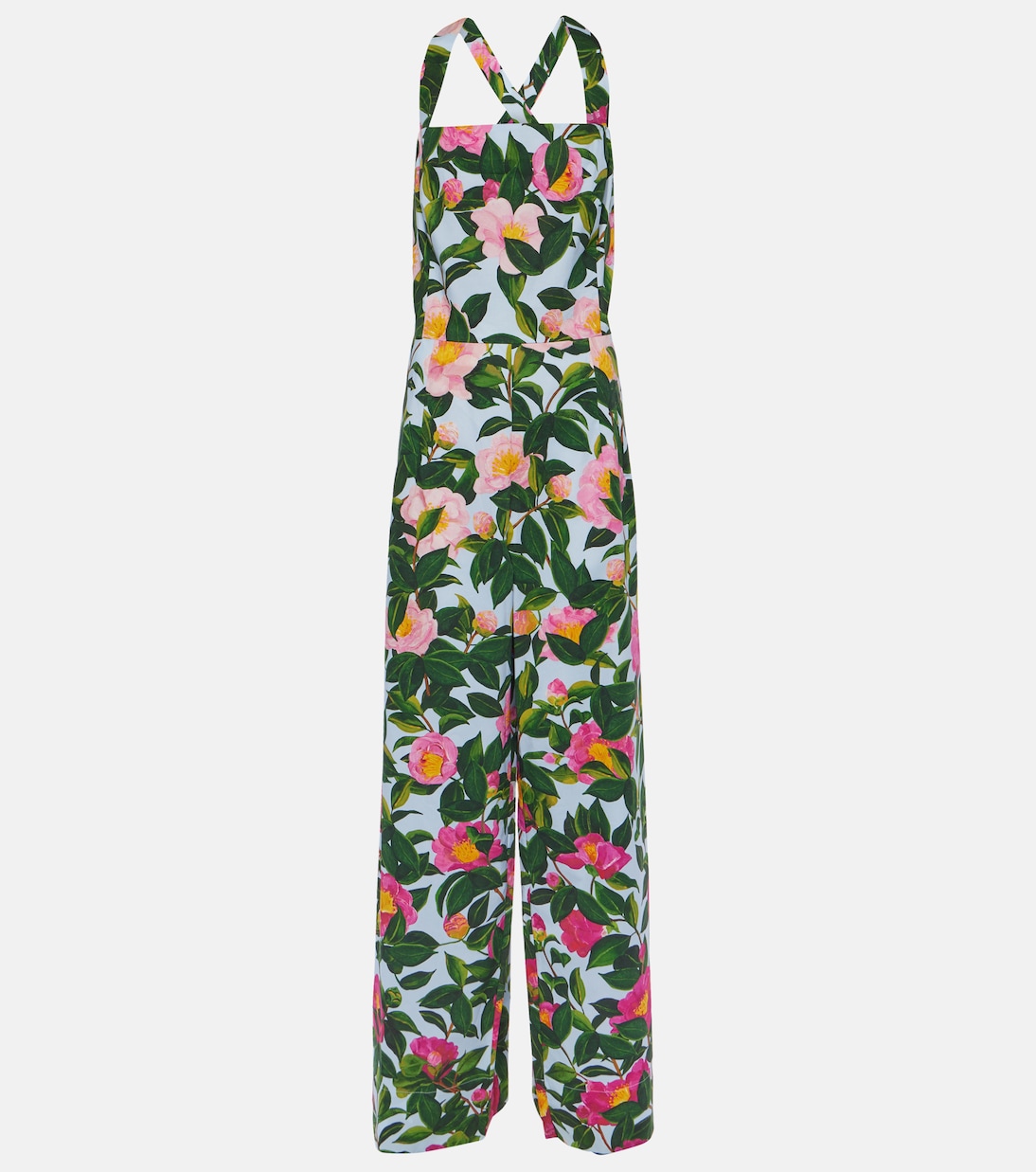 Mono en mezcla de algodón floral | Oscar de la Renta