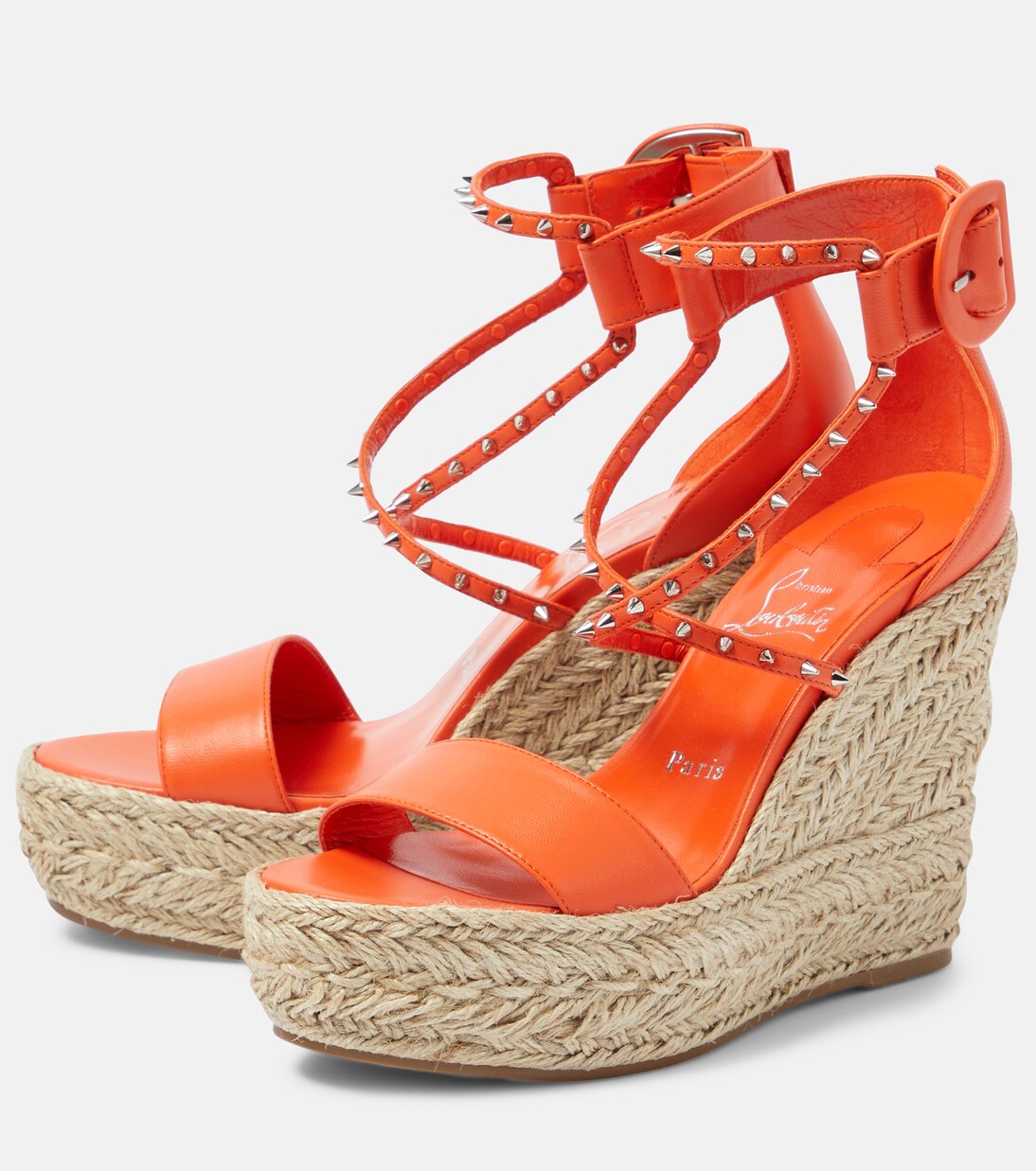 Chocazeppa Spikes 120 espadrille wedges | Christian Louboutin
