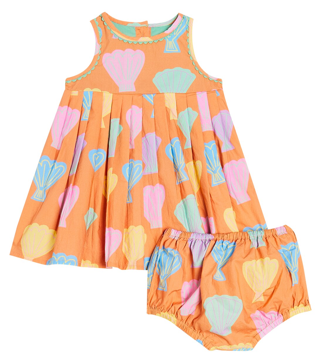 Baby - Set di abito e culottes in cotone | Stella McCartney Kids