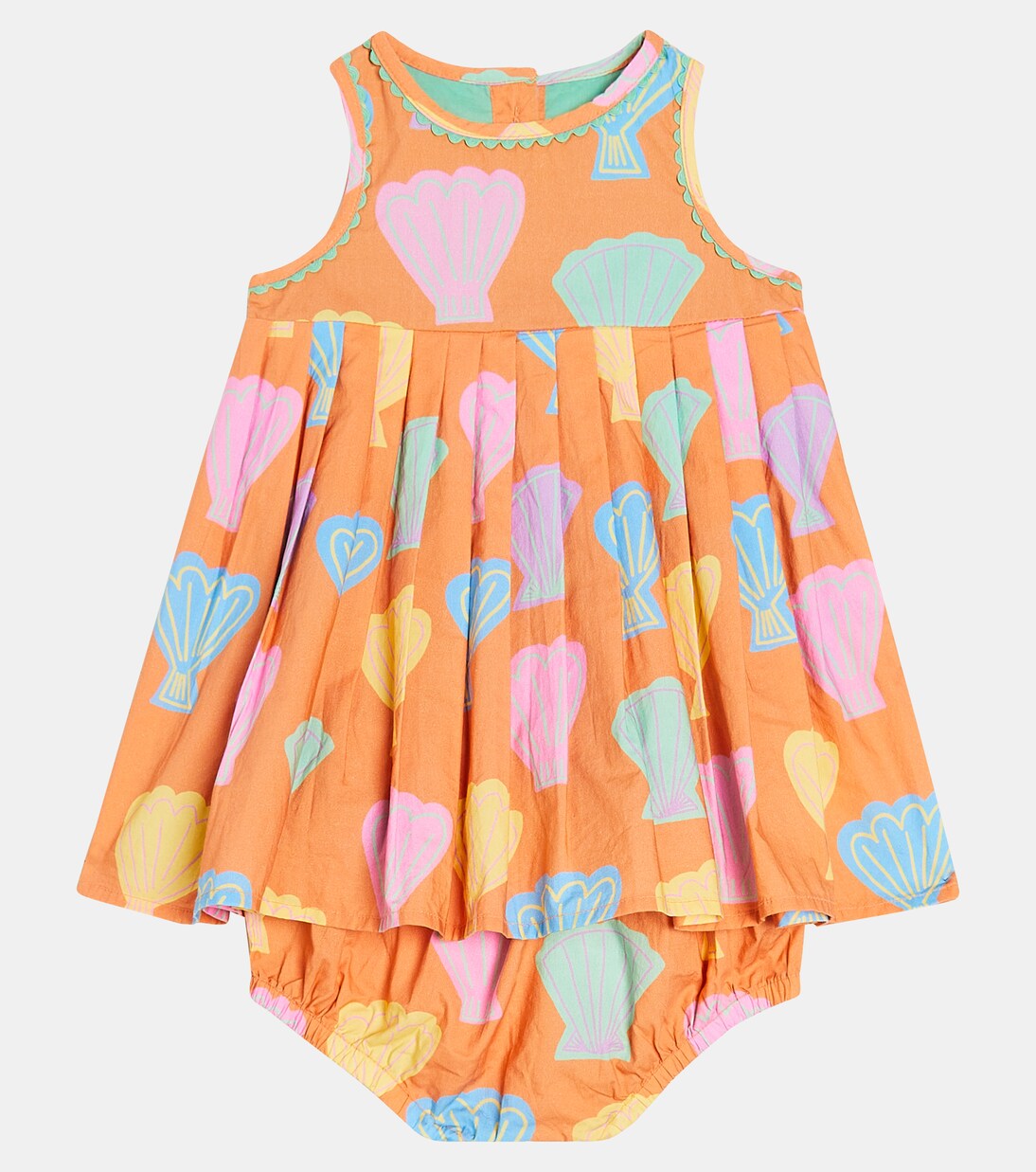 Baby - Set di abito e culottes in cotone | Stella McCartney Kids