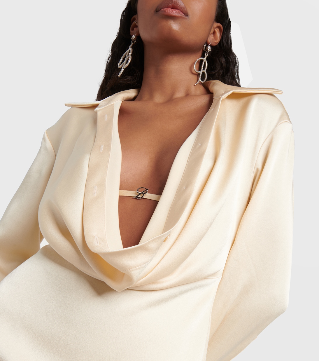 Robe en satin | Blumarine