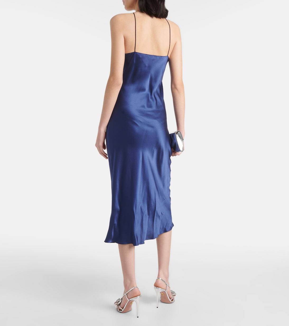 Robe midi en soie à fleurs | Rodarte