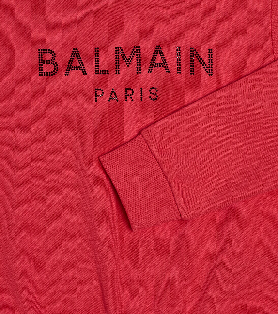 Logo cotton jersey sweatshirt  | Balmain Kids