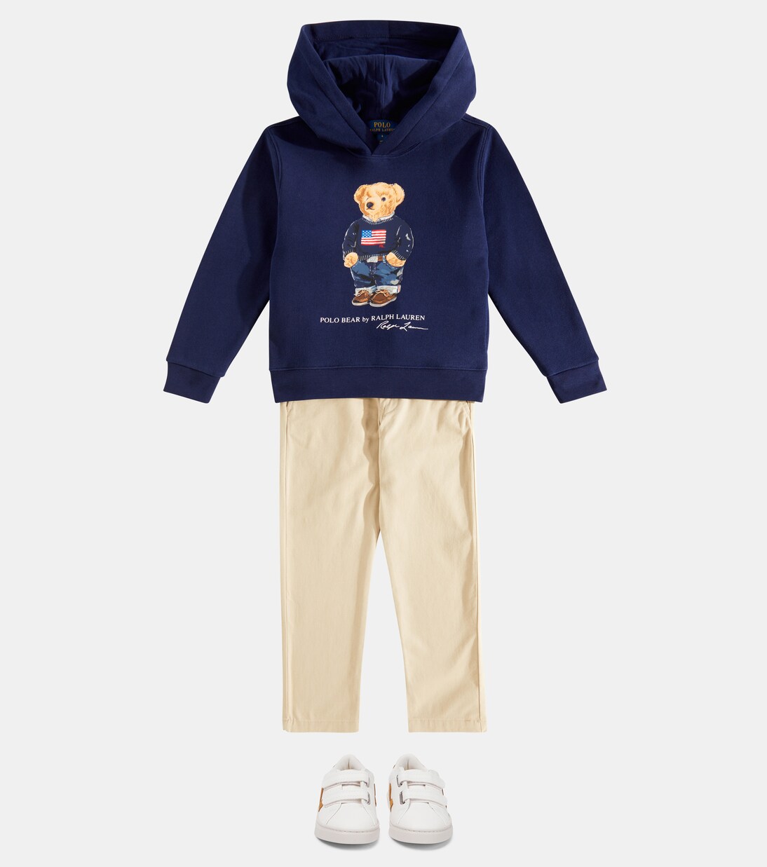 Polo Bear cotton-blend hoodie | Polo Ralph Lauren Kids