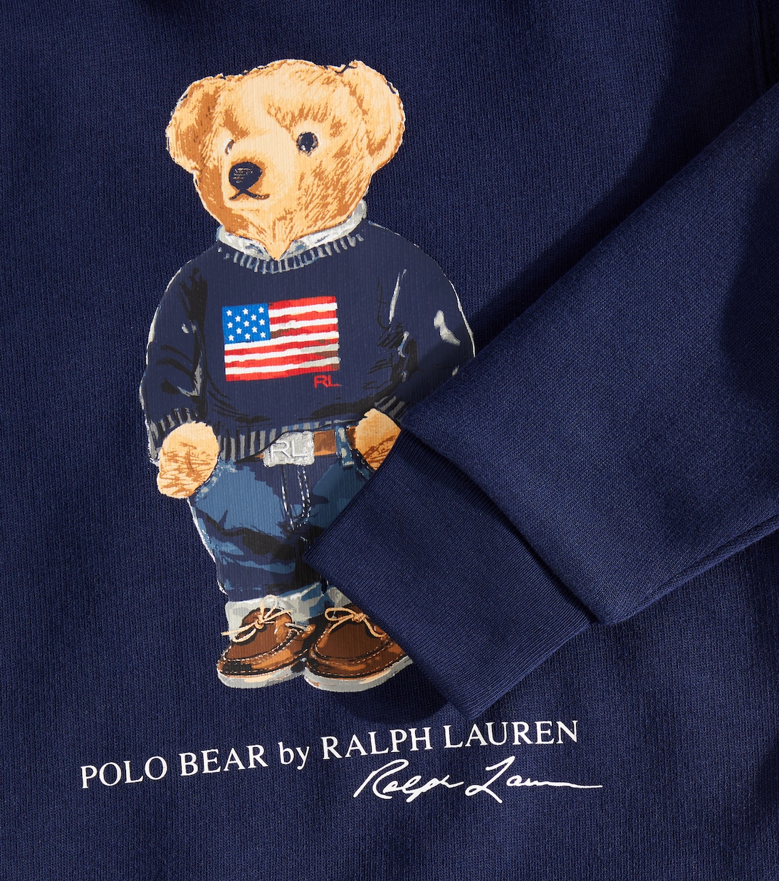 Polo Bear cotton-blend hoodie | Polo Ralph Lauren Kids