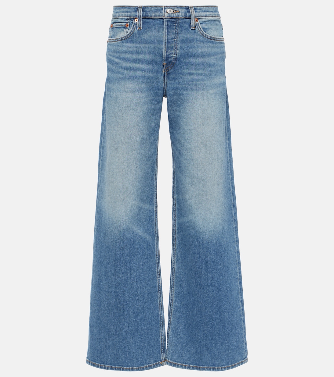 Mid-Rise Wide-Leg Jeans | Re/Done
