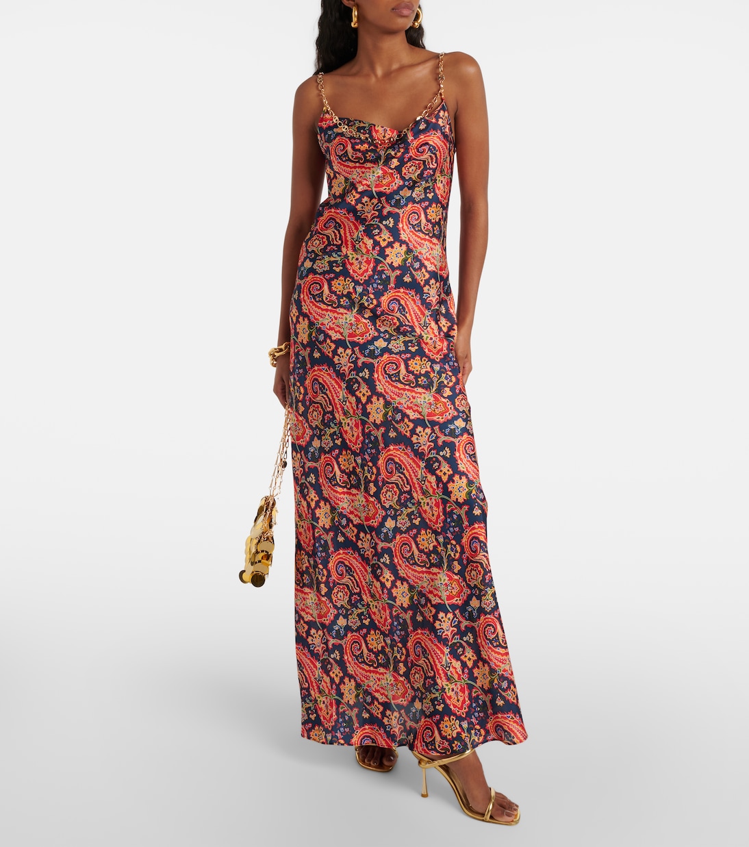 Bedrucktes Maxikleid | Rabanne