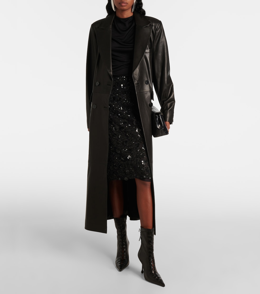 Scarlett 95 leather lace-up boots | Jimmy Choo