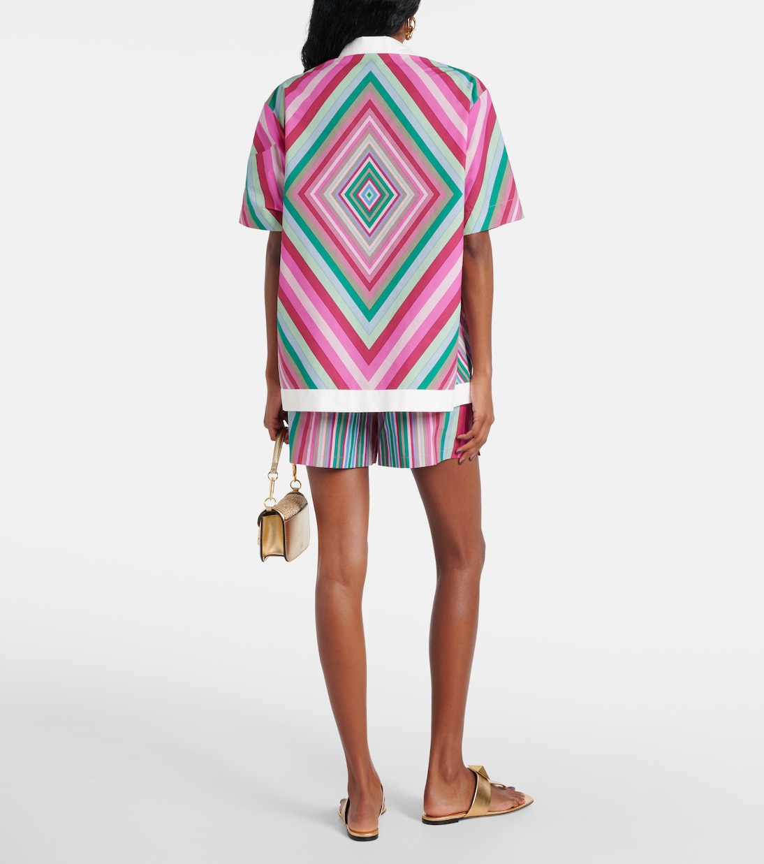 Printed cotton poplin shirt | Valentino