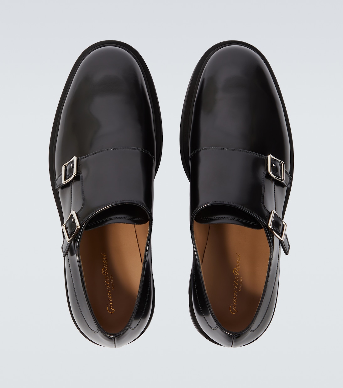 Scott leather monk strap shoes | Gianvito Rossi