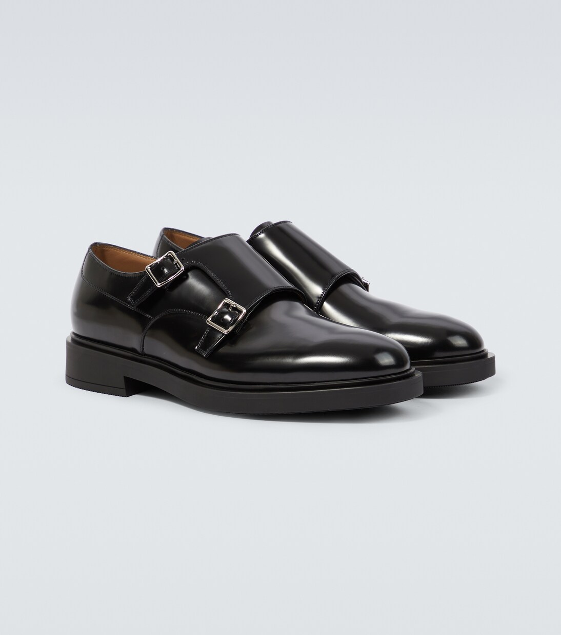 Scott leather monk strap shoes | Gianvito Rossi