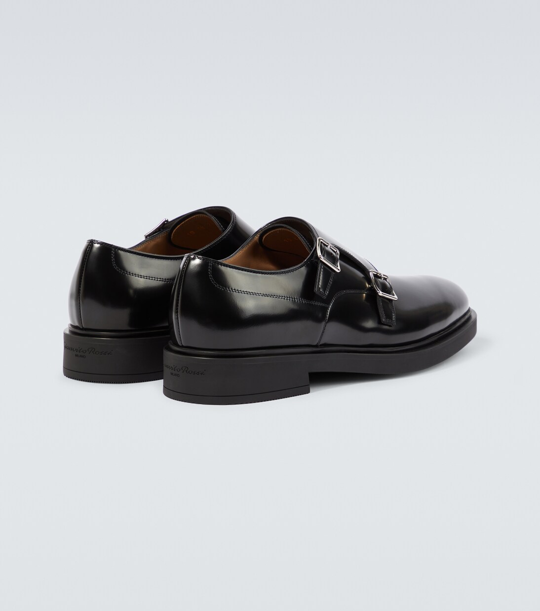 Scott leather monk strap shoes | Gianvito Rossi