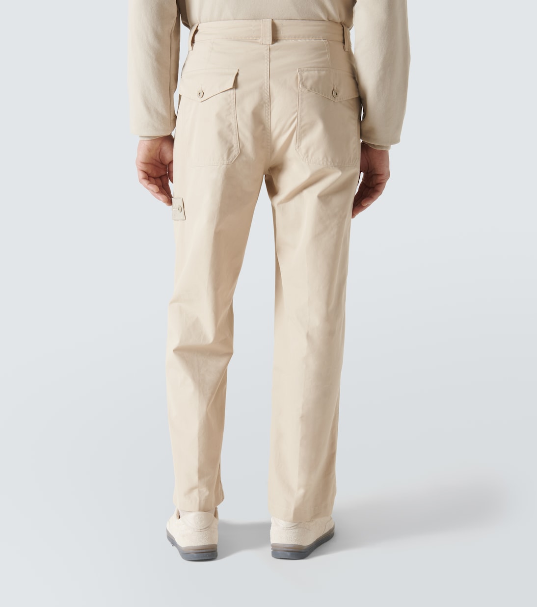 Ghost Compass cotton straight pants | Stone Island