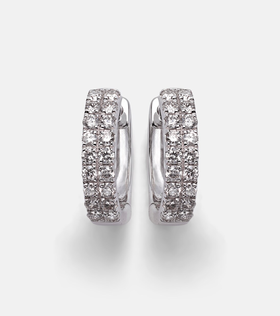 Ohrringe aus 14kt Weißgold mit Diamanten | Stone and Strand