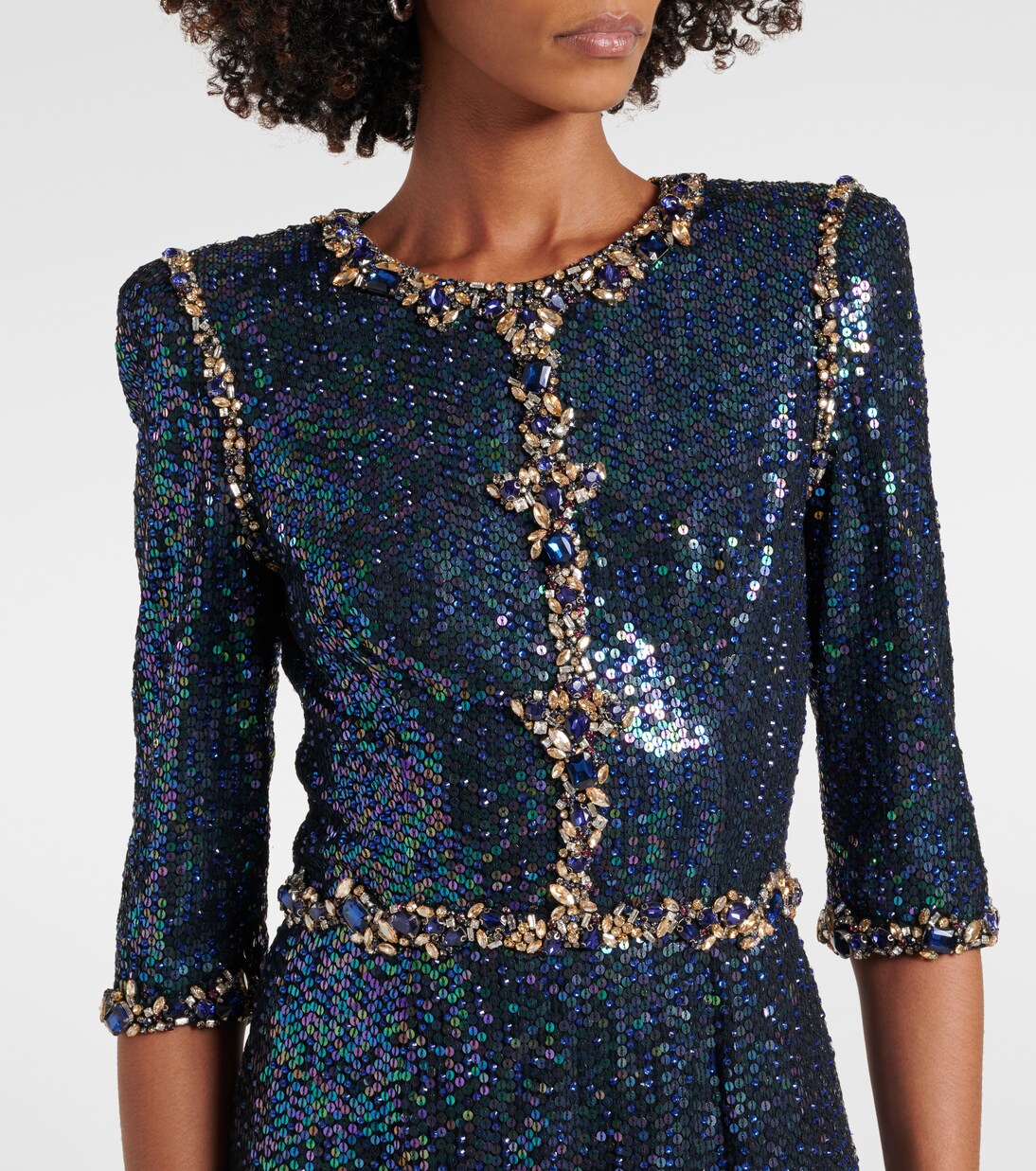 Verzierte Robe Pretty Thing mit Pailletten | Jenny Packham