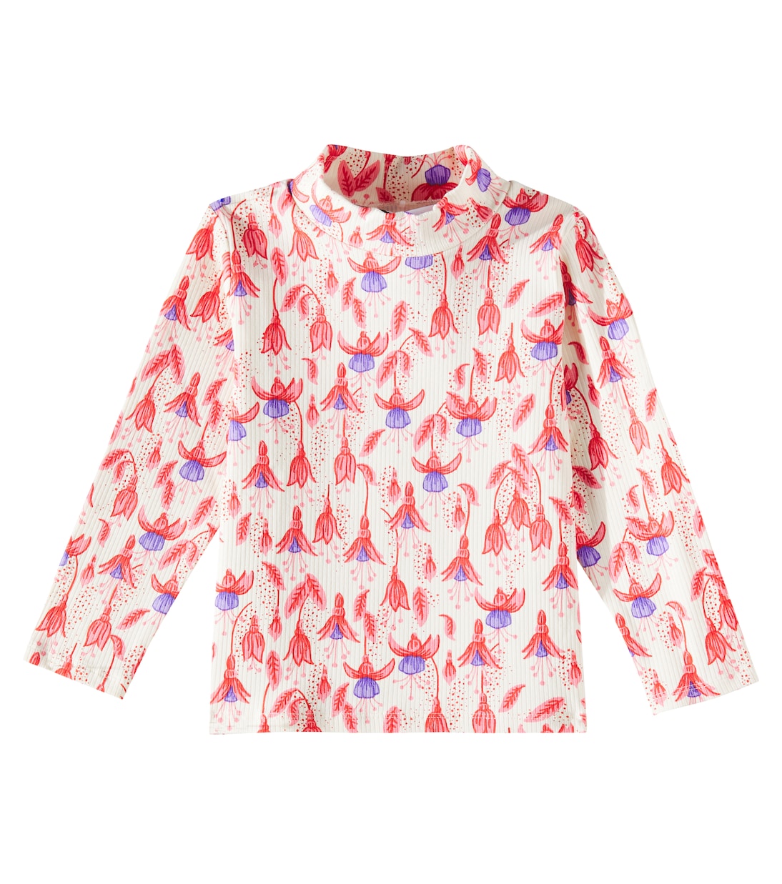 Fuchsia cotton-blend top | Mini Rodini