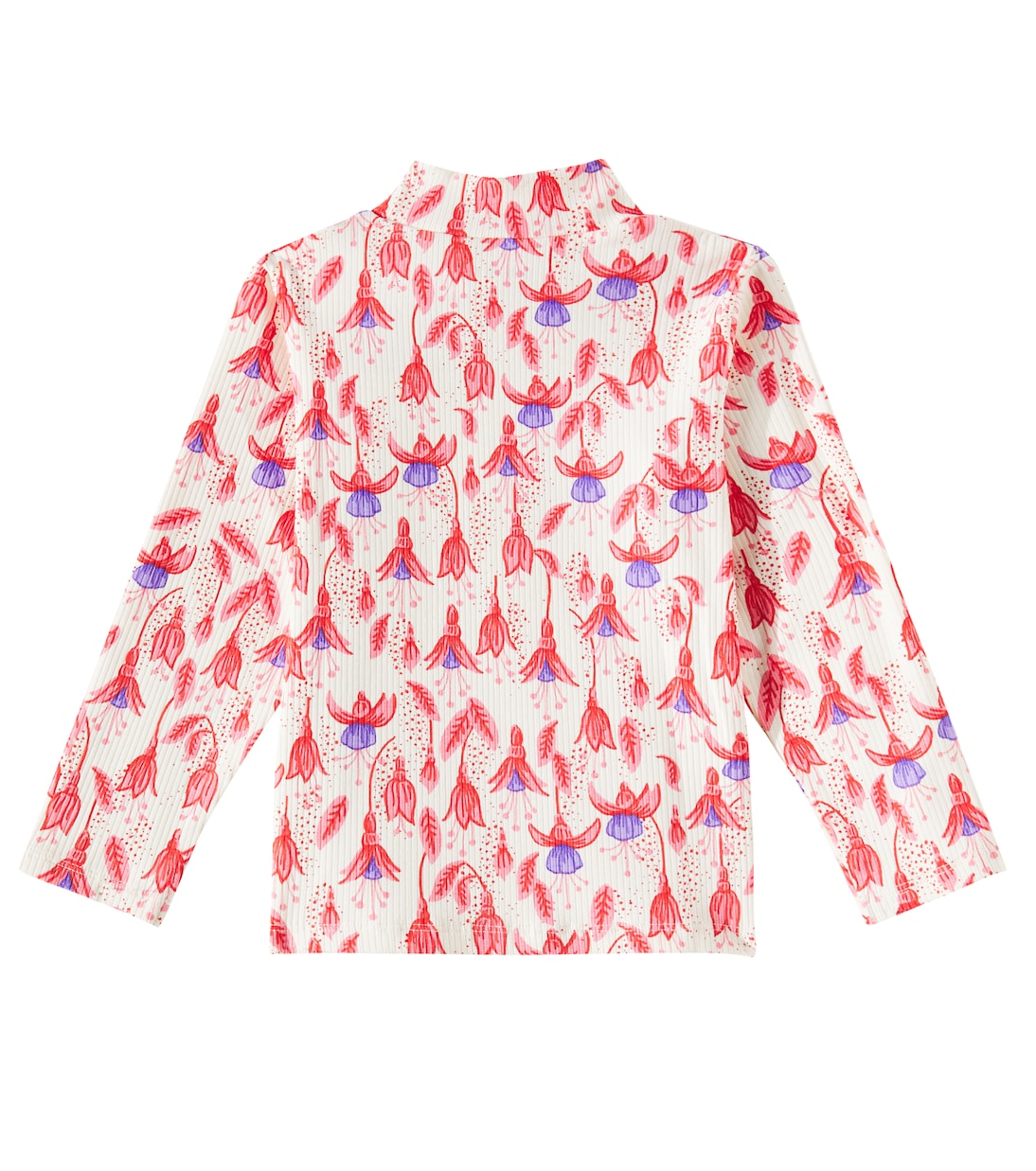 Fuchsia cotton-blend top | Mini Rodini