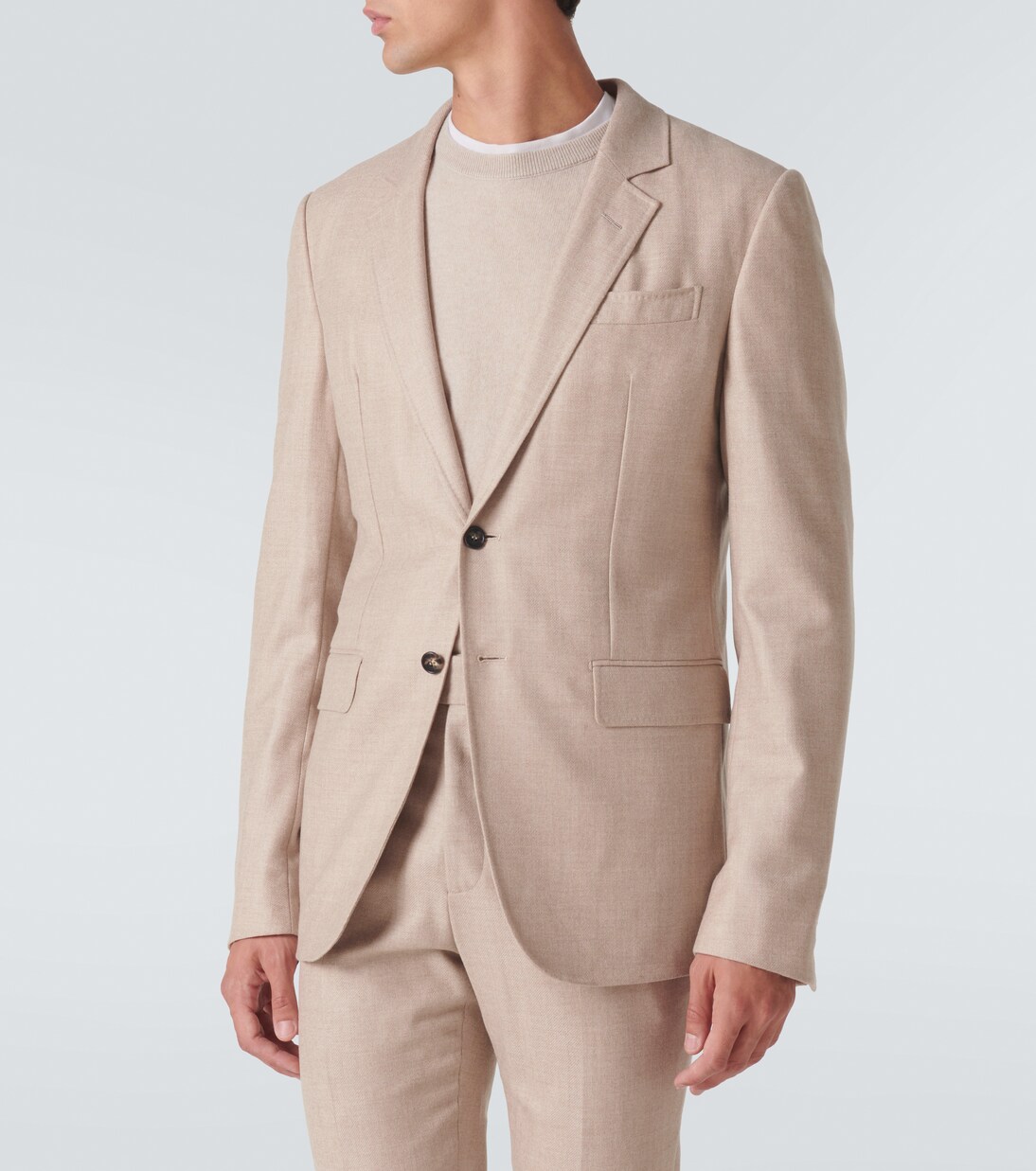 Irving wool and cashmere flannel suit jacket | Gabriela Hearst