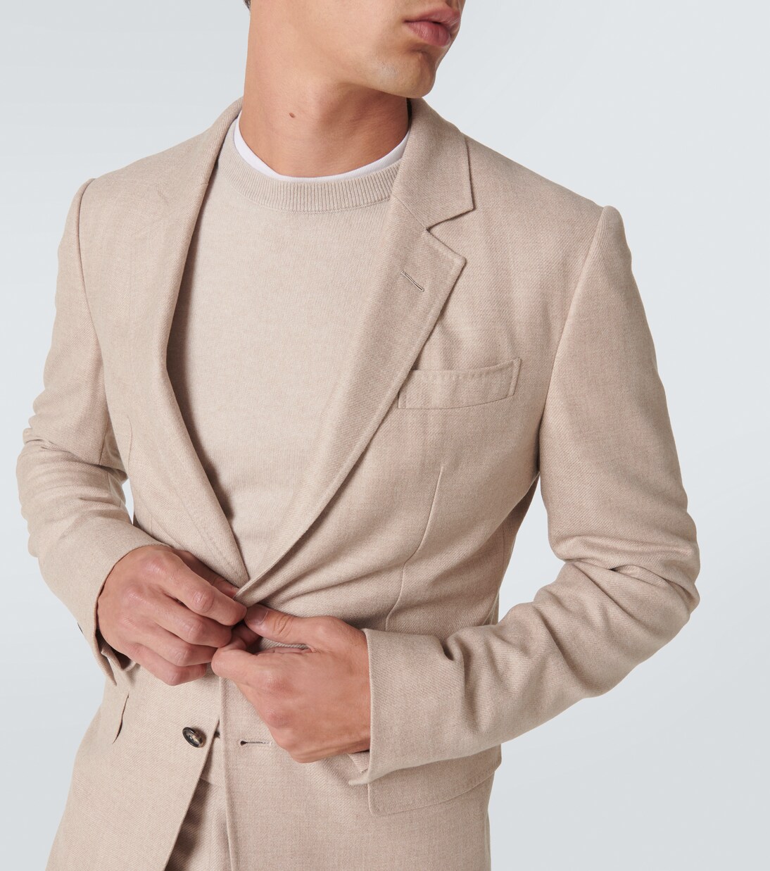 Irving wool and cashmere flannel suit jacket | Gabriela Hearst