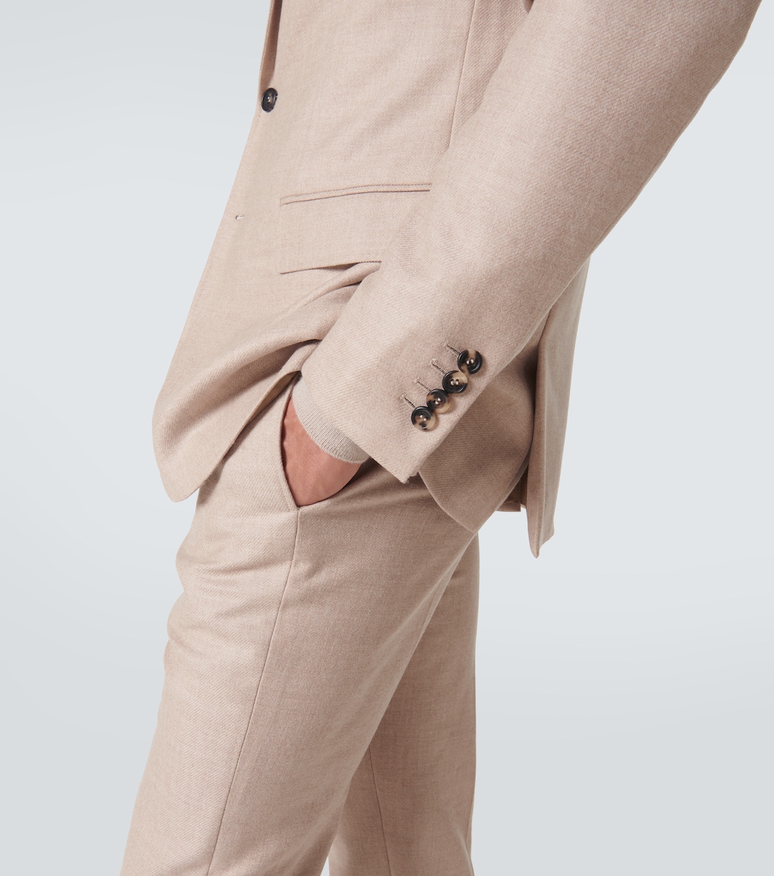 Irving wool and cashmere flannel suit jacket | Gabriela Hearst