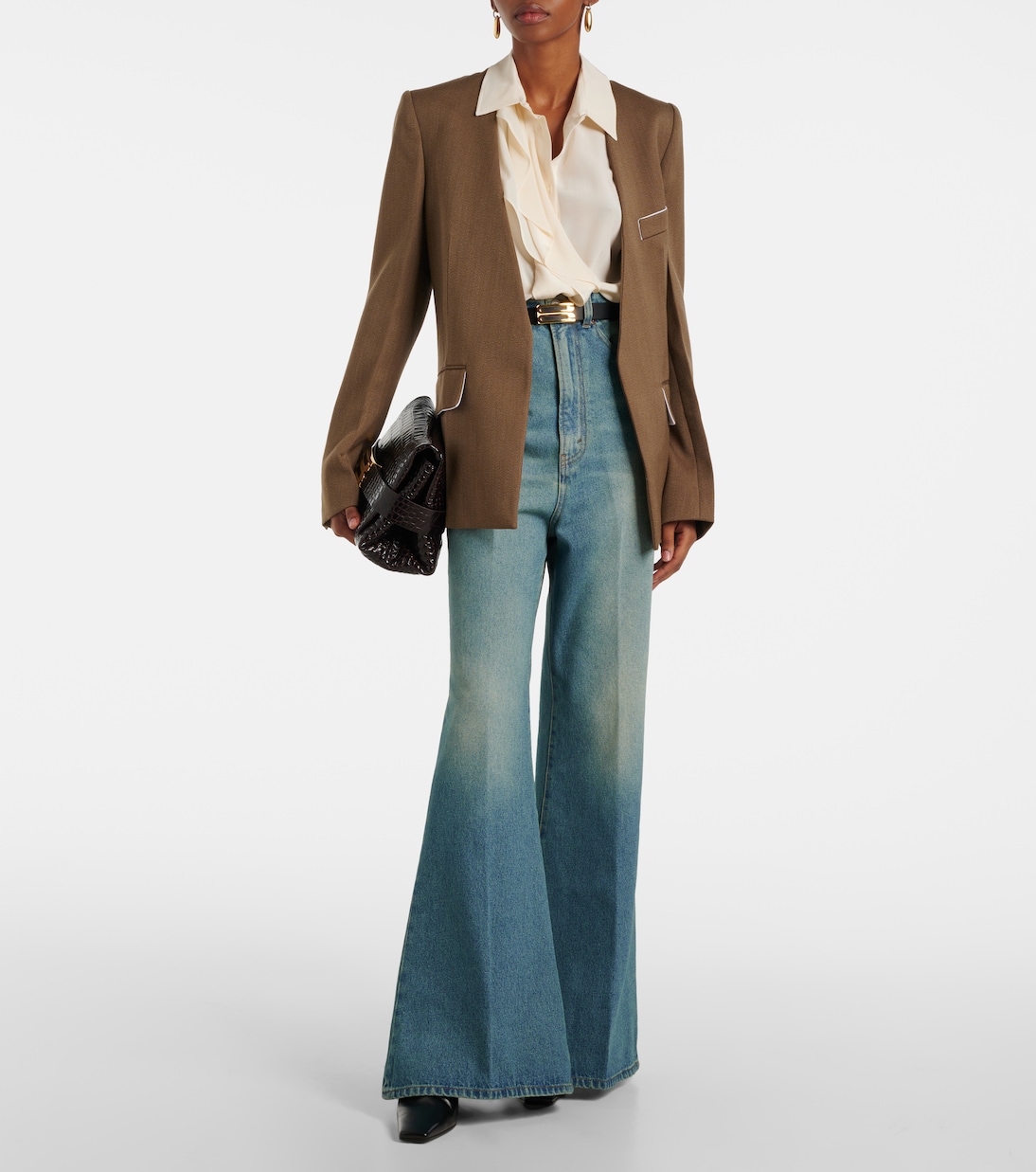 High-rise flared jeans | Victoria Beckham