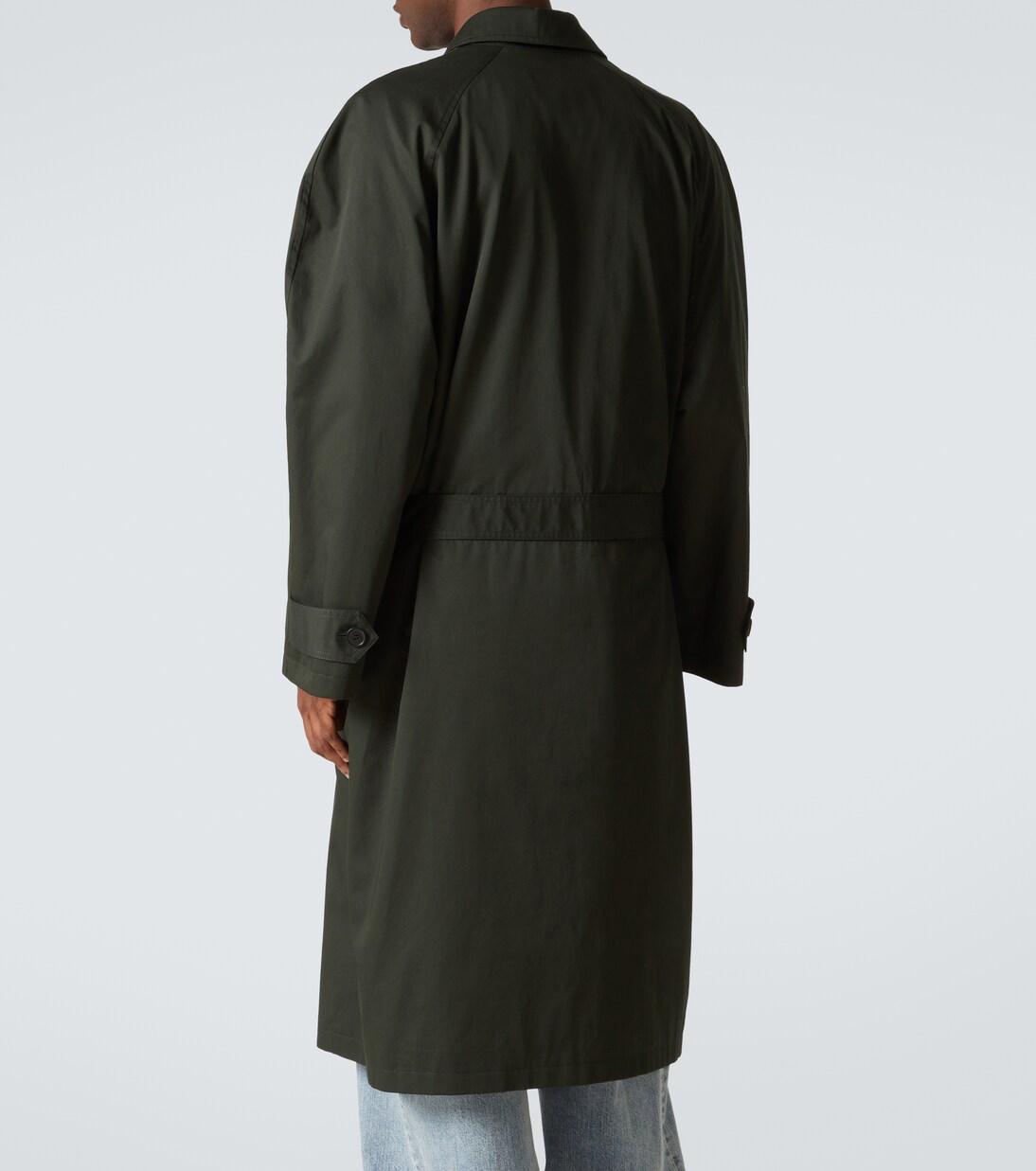 벨티드 코튼 카 코트 | Balenciaga