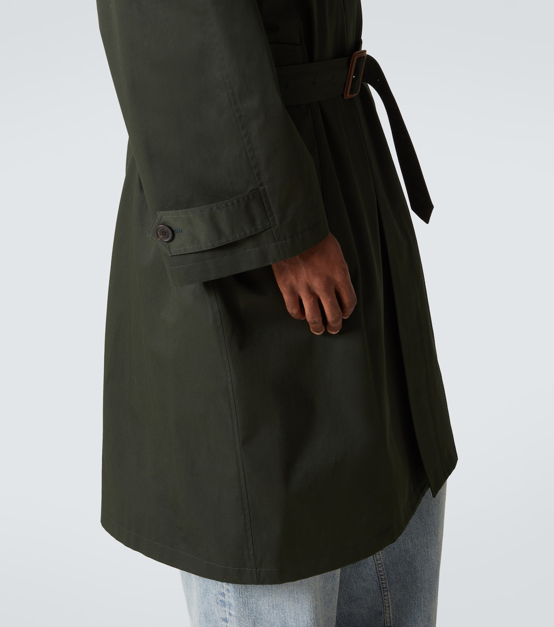 벨티드 코튼 카 코트 | Balenciaga