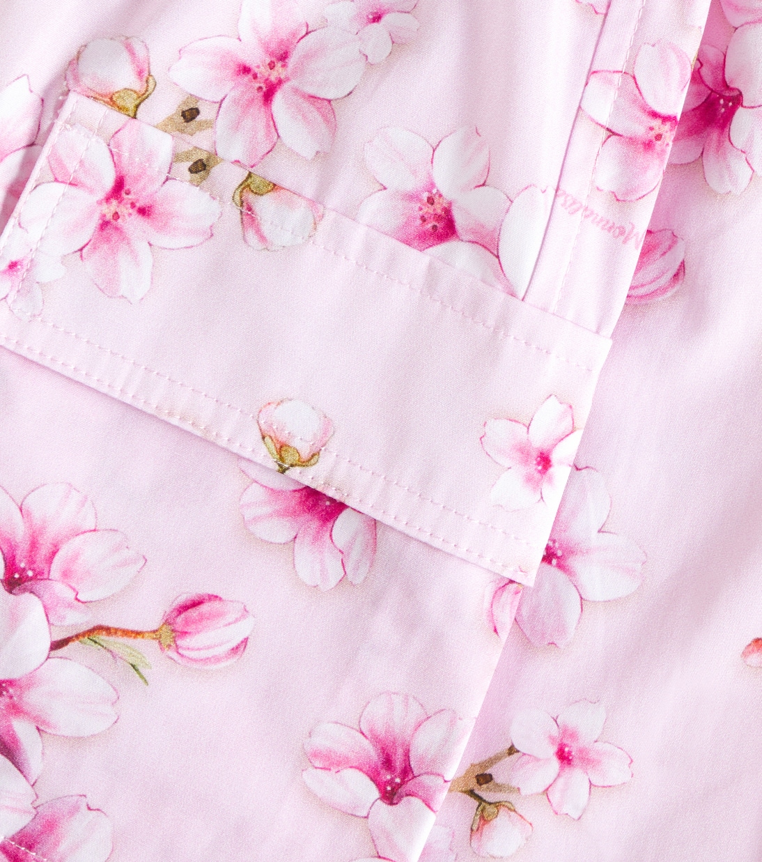 Shorts en popelín de algodón floral | Monnalisa