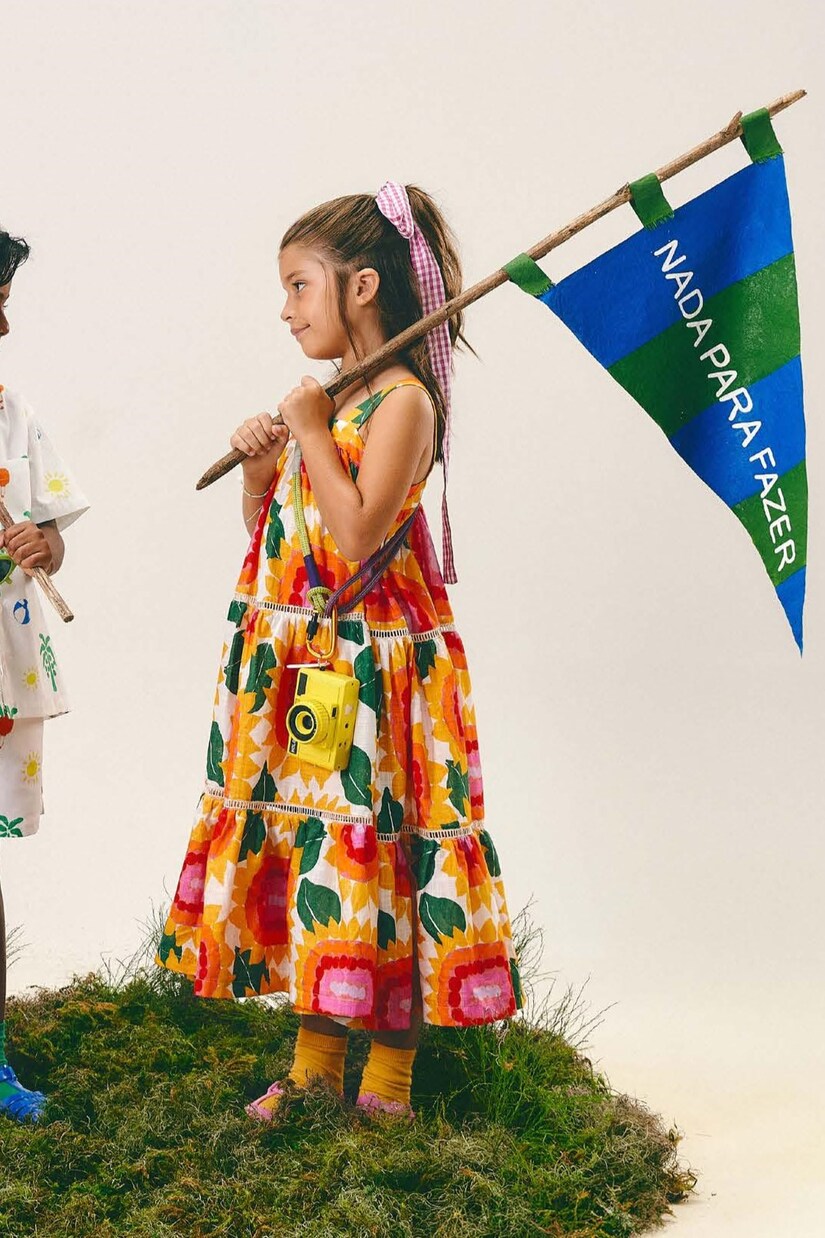 Robe en coton à fleurs | Fábula