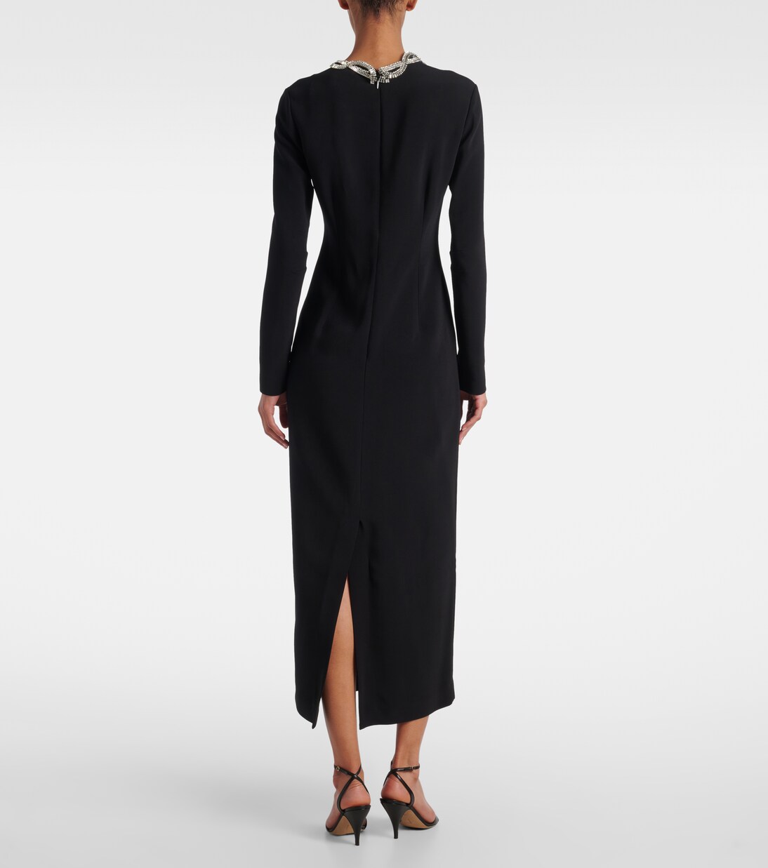 Mitsuko embellished cady maxi dress | The Row