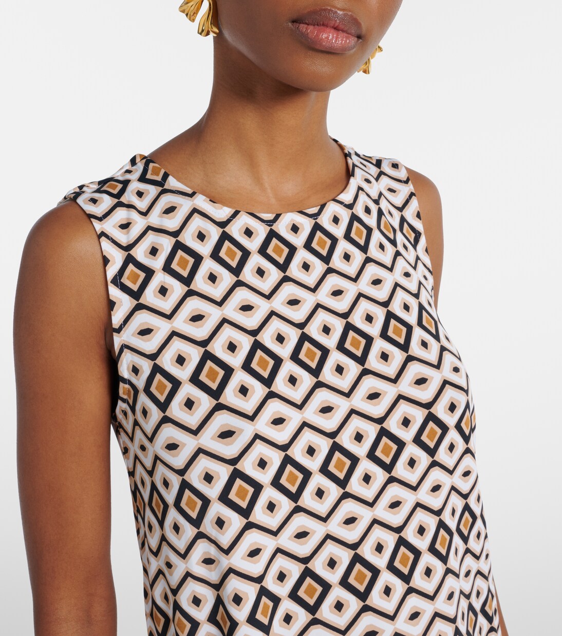 Bedrucktes Top Ersilia aus Jersey | Max Mara