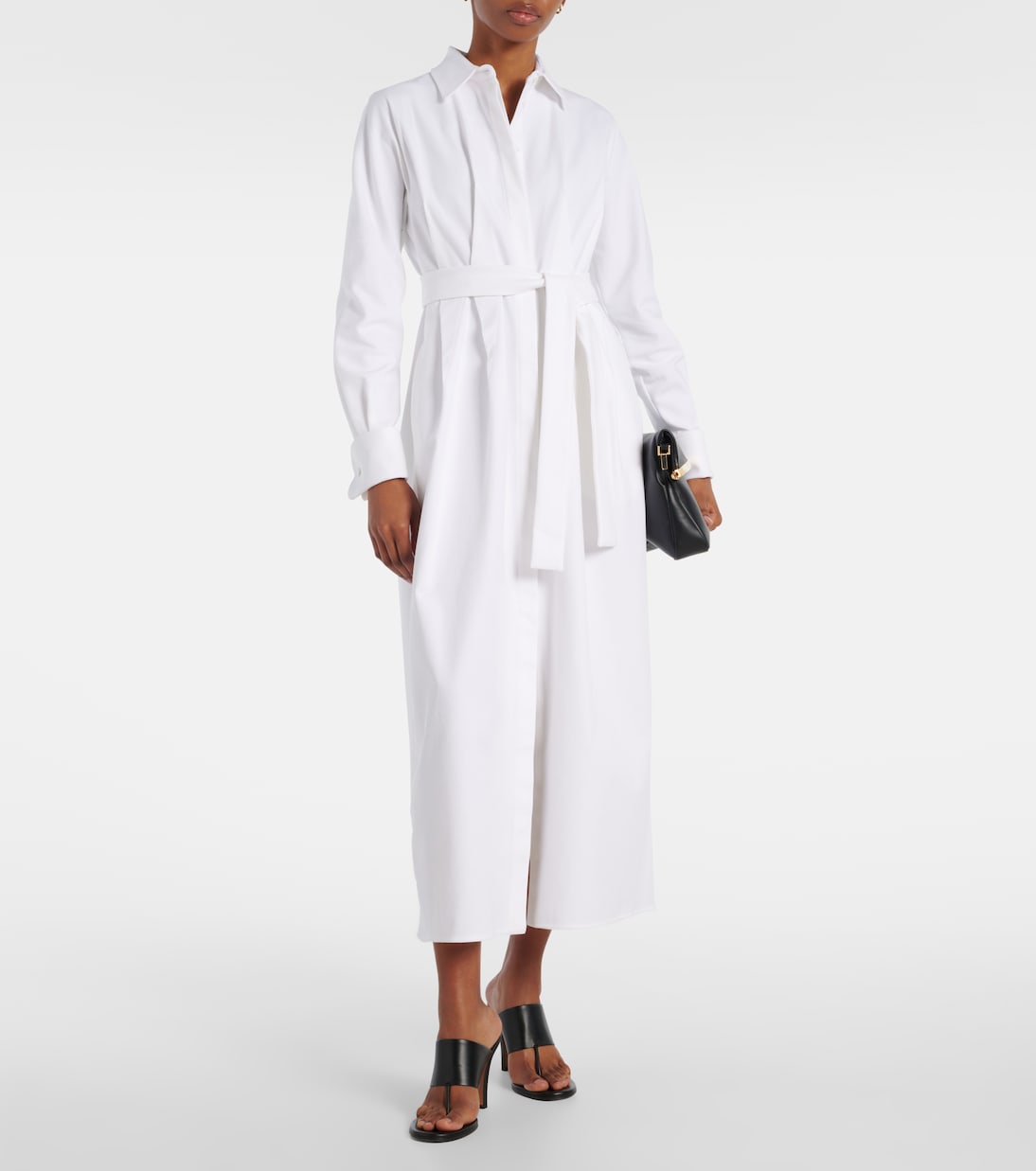 Robe chemise Arezzo en coton mélangé | Max Mara