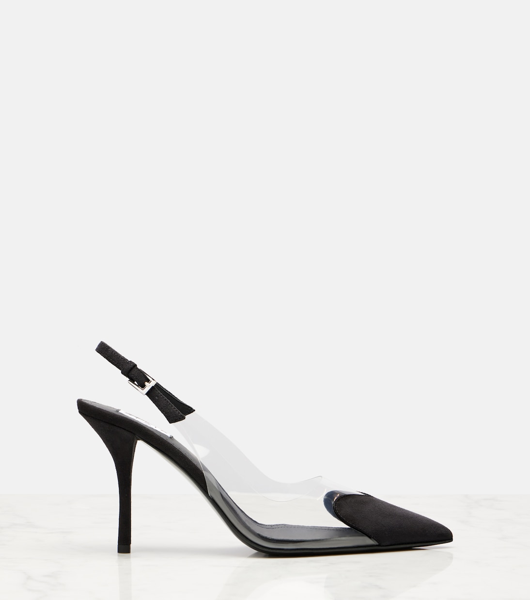 Slingback-Pumps Cœur 90 mit Veloursleder | Alaïa
