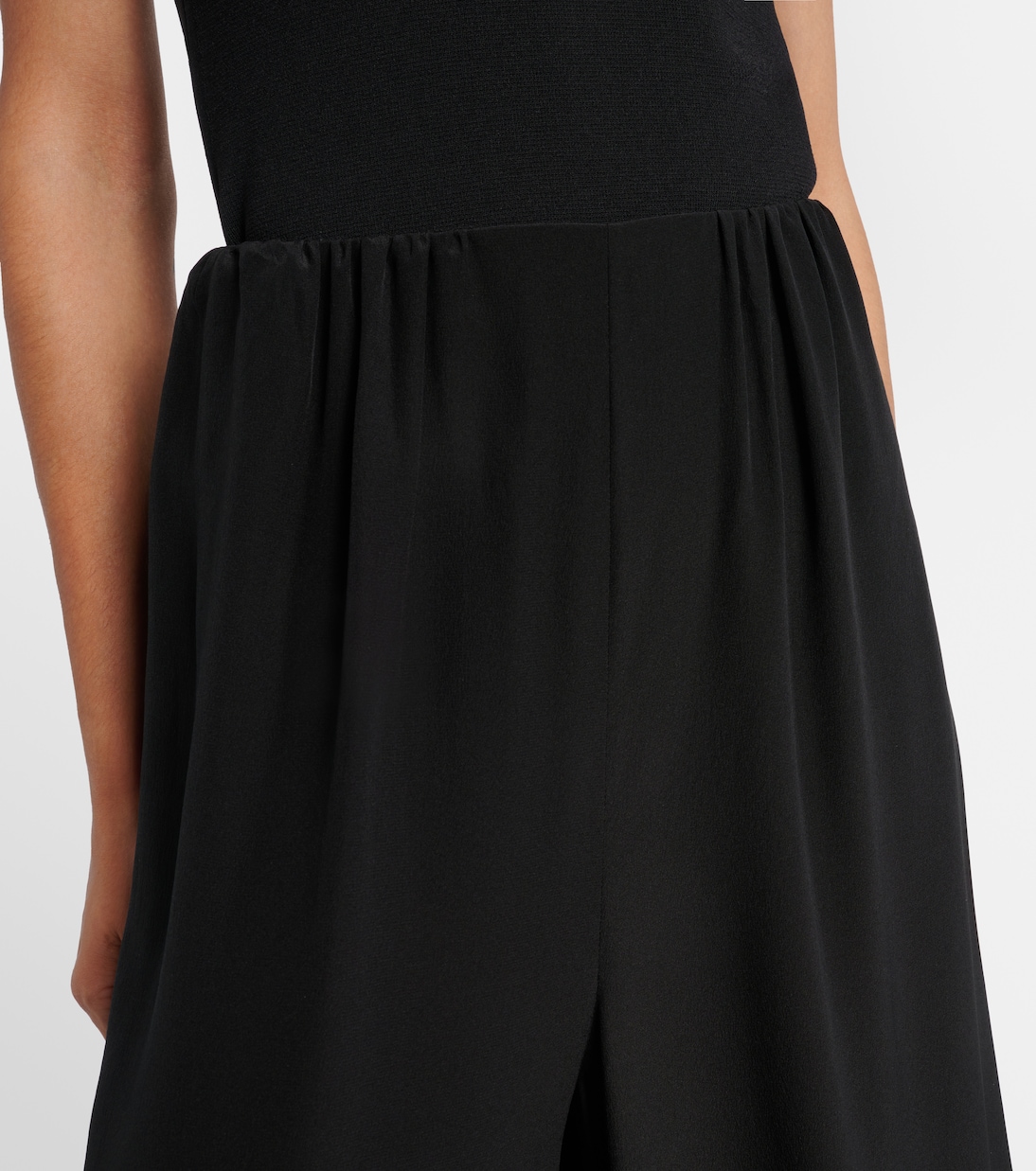 Pantaloni a gamba larga in crêpe de chine | Chloé