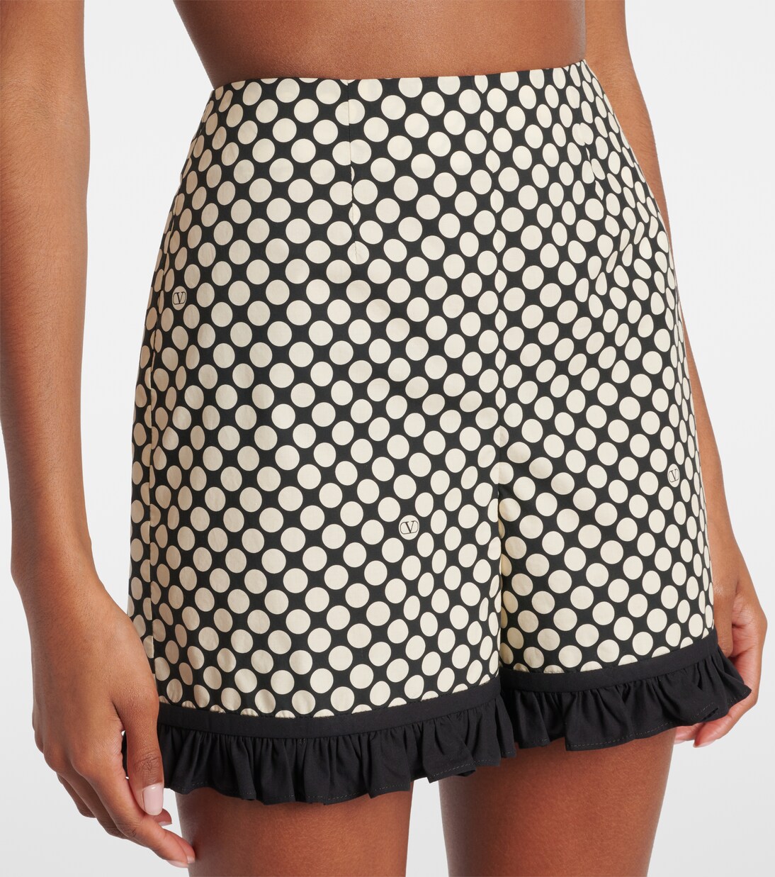 Plus De Pois cotton poplin shorts | Valentino