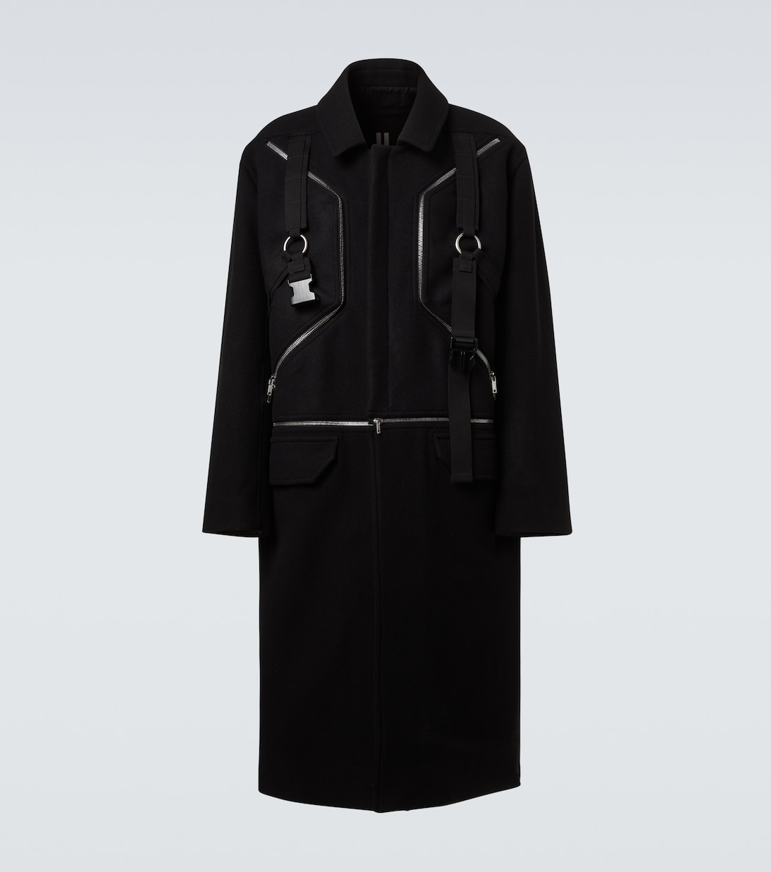 Virgin wool coat | Rick Owens