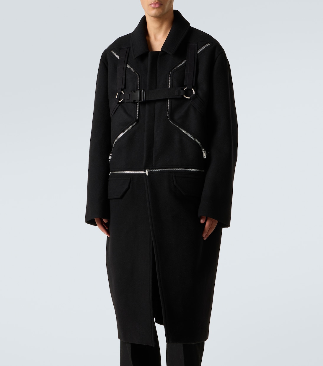Virgin wool coat | Rick Owens